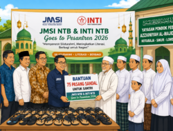 JMSI NTB-INTI NTB Serahkan Bantuan ke Ponpes di Lombok Timur