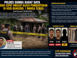 Polres SBD Gerak Cepat Ungkap Kasus Pengeroyokan di Kodi Bangedo, Satu Orang di Laporkan Meninggal Dunia